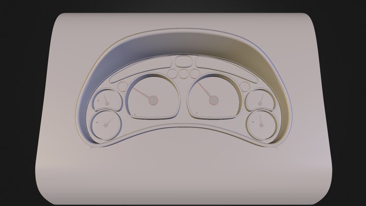 Dashboard 3D Model