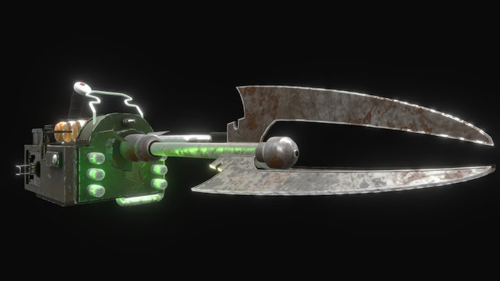 Fallout Plasma Caster 3D Model