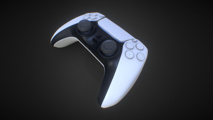 Sony PS5 DualSense Controller 3D Model