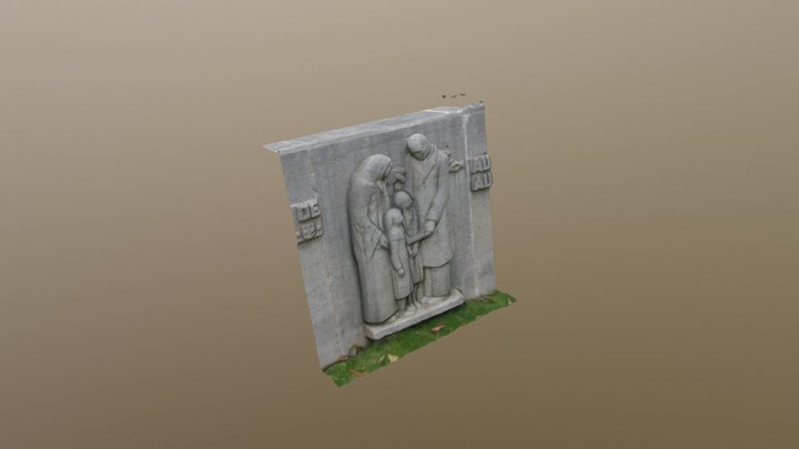 Monument au docteur Gallet (2) 3D Model