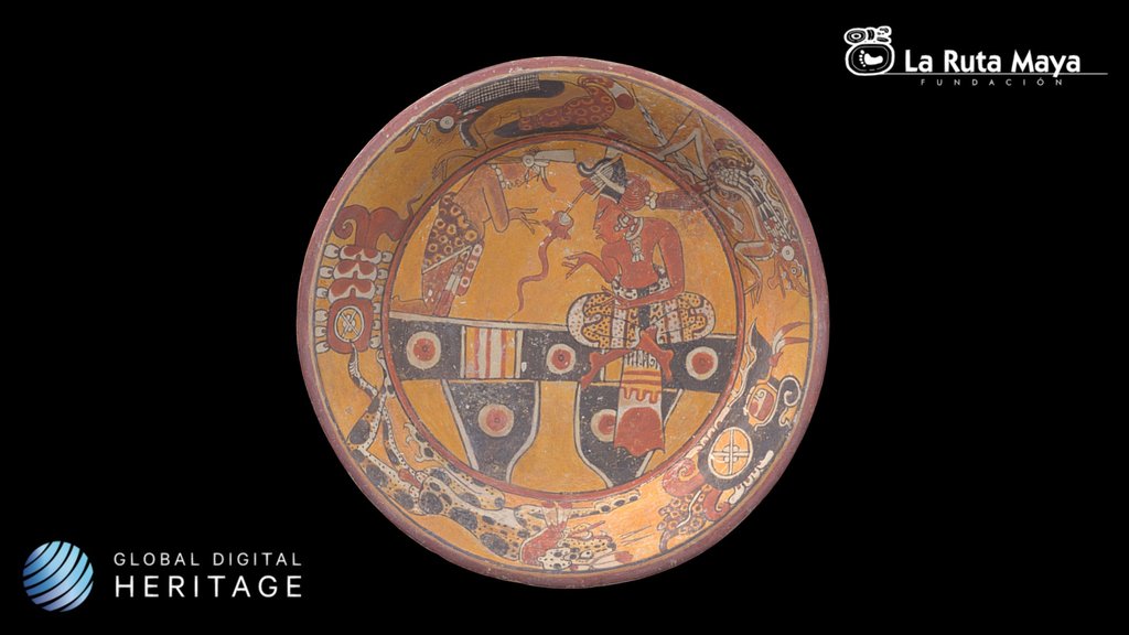 Plate w/ Figures and Zoomorphic Motifs