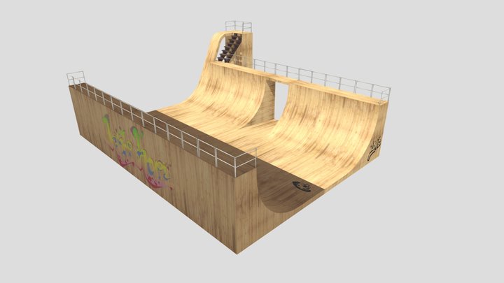 Assignment 5 - Half Pipe Textured 3D Model