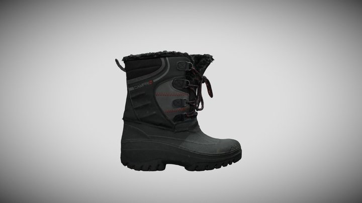 boots winter 3D Model