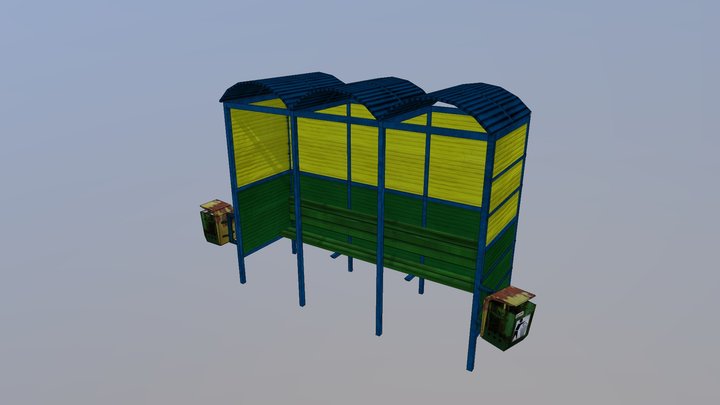 Bus Station / STOP 3D Model
