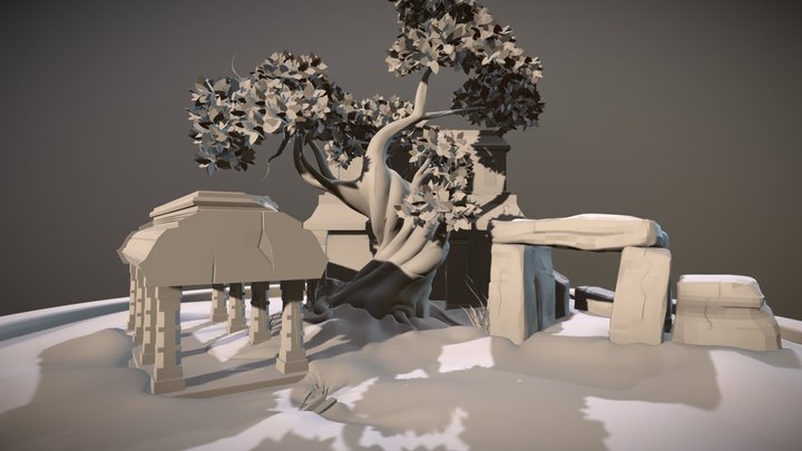 Tree Bg 3D Model