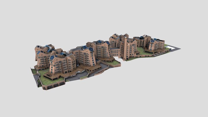 Sandcastle Amsterdam 3D Model