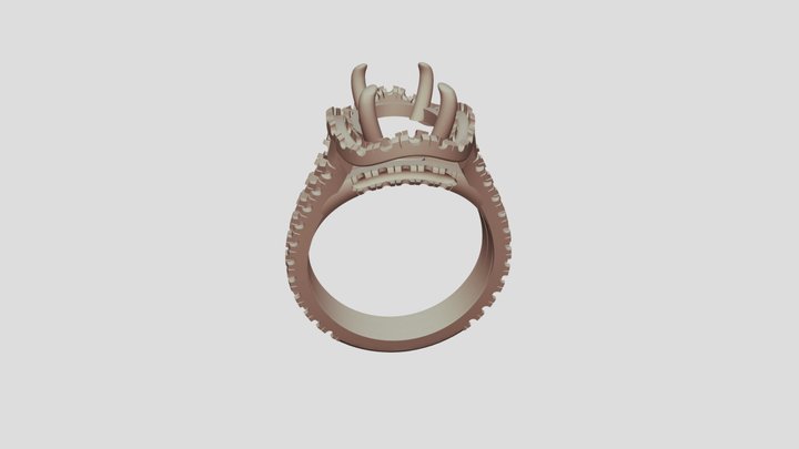 Ovel daimond Ring