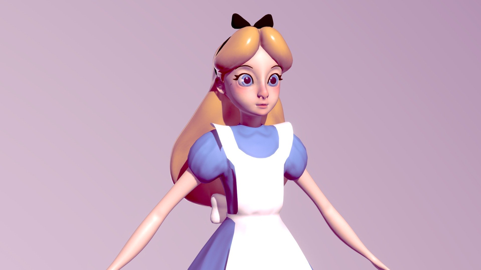 Alice in Wonderland - 3D model by Clara Cravo (@moonumi) [b1d8db2 ...