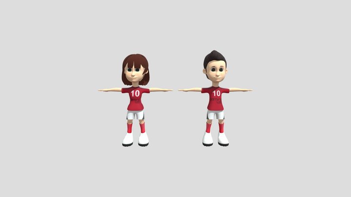 football player – Modello 3D gratuito STL