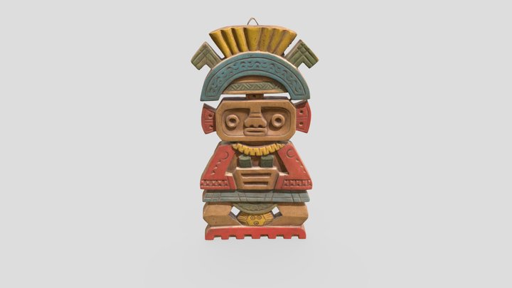 Mama Quilla Inca 3D Model
