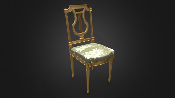 Antique Chair 3D Model