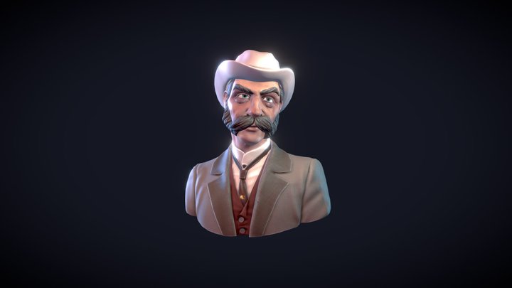 Charles Briscley 3D Model