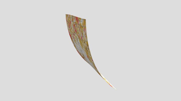 floating poster 3D Model