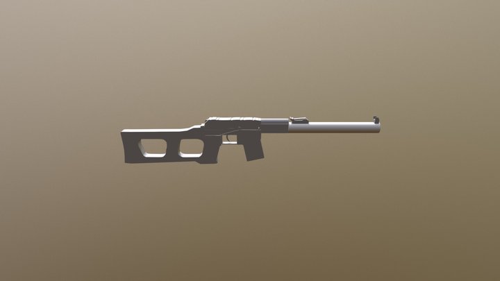 VSS Vintorez 3D Model