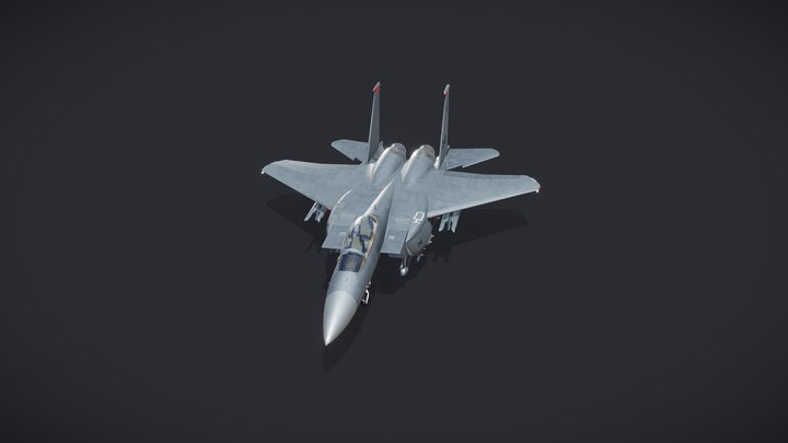 F-15 E Eagle // McDonnell Douglas (Boeing) 3D Model
