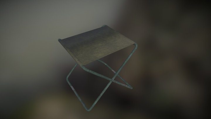 Fisher stool 3D Model