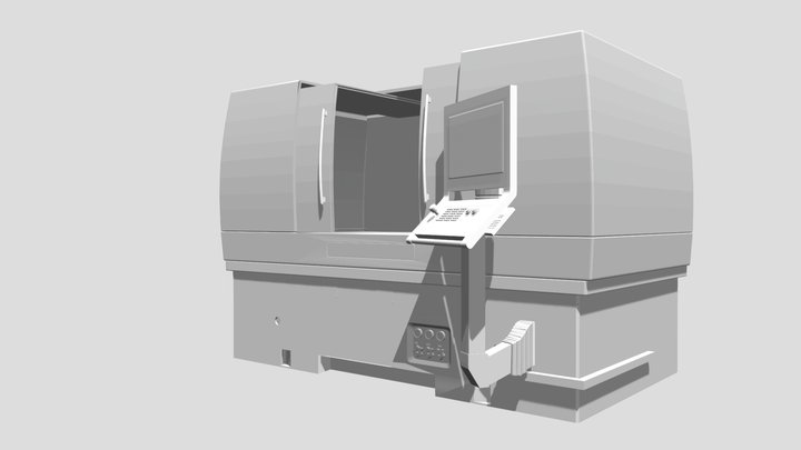 Machine 2 OBJ 3D Model