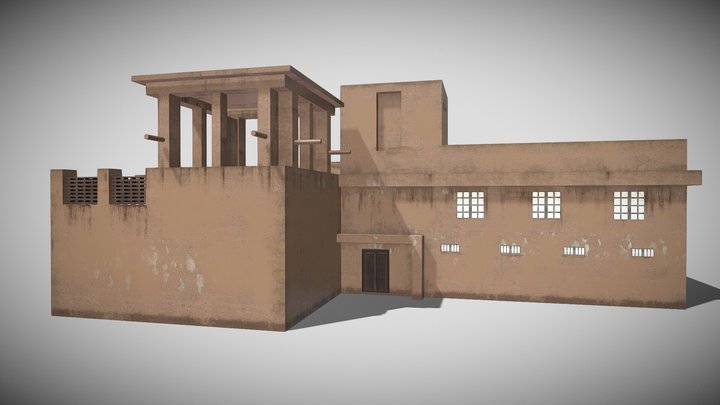 Dubai ancient house 3D Model