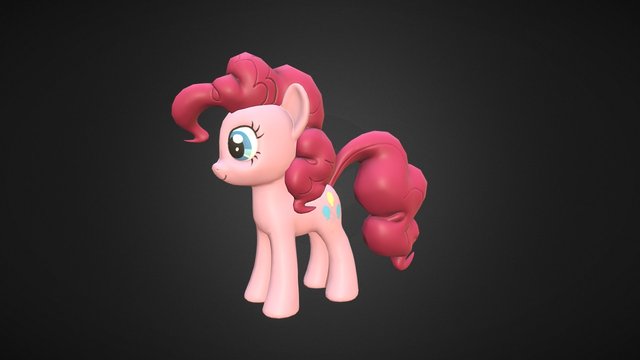 Pinkie Pie 3D Model