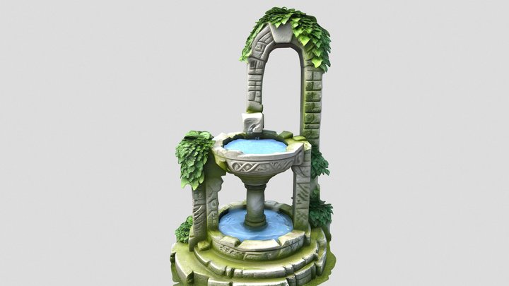 ꧁.Fountain.✘.ᚢᚨᚾ.꧂ – Modèle 3D gratuit STL