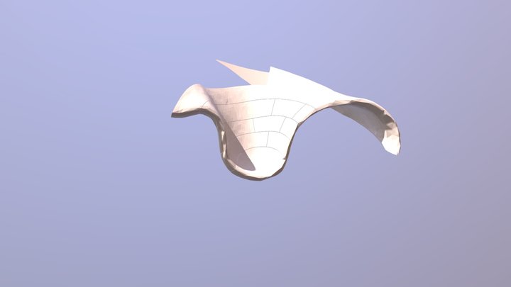 Feuille Arc Baux 3D Model
