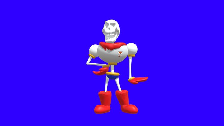 Papyrus (Undertale) 3D Model
