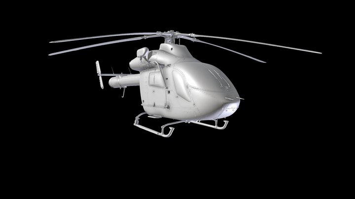 Helicopter 3D Model