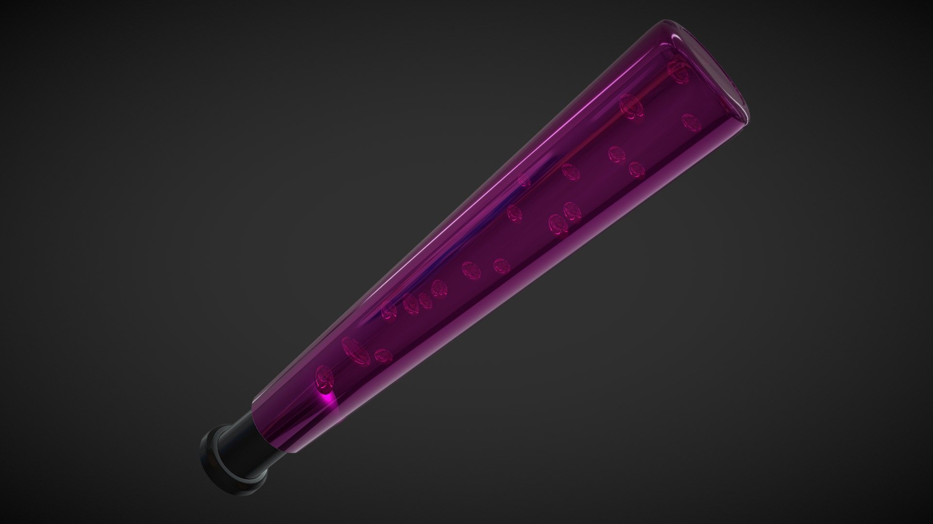 Acrylic Crystal Gear Shift Knob Purple