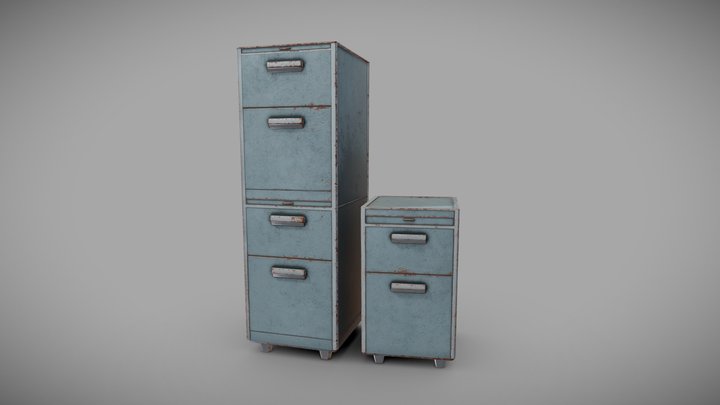 Rusty Cabinets [Bioshock] 3D Model