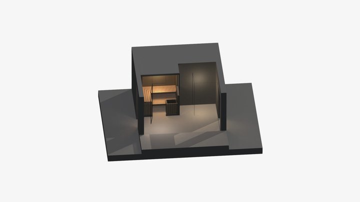 Bad Mit Sauna 3D Model