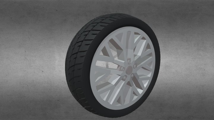 High Poly Tyre 3D Model