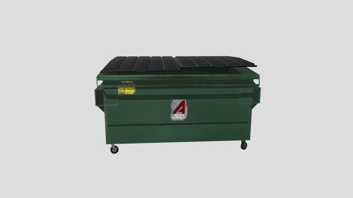 Akashi Disposal Dumpster 3D Model