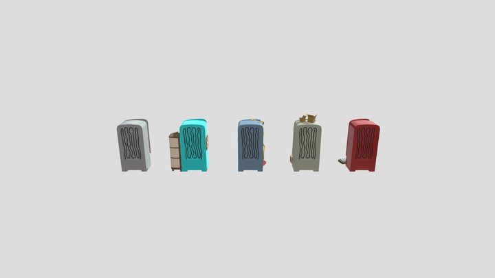 Fridge 3D Model