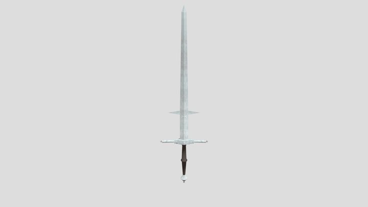 Zweihander lowpoly 3D Model
