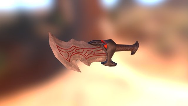 Blade of Chaos Study 3D Model