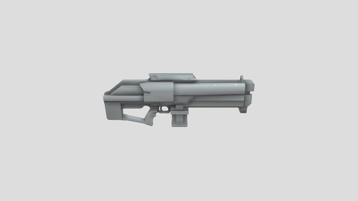 XCOM 2 - ADVENT Magnetic Rifle 3D Model