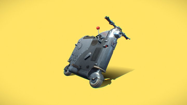 Scooter - 3DDecember Day2 – Free 3D Model STL