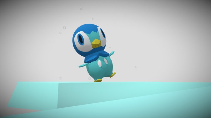 Piplup 3D Model