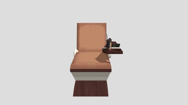 Low Poly Casette Futurist Asset Pack 3D Model
