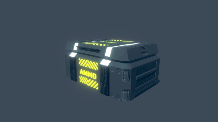 Ammo Crate 3D Model