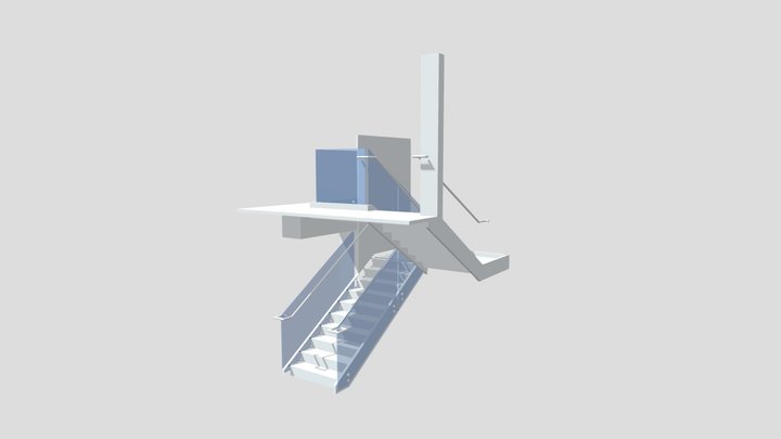 Shakopee Stairs Standoffs 3D Model