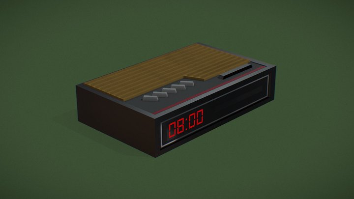 Alarm Clock 3D Model