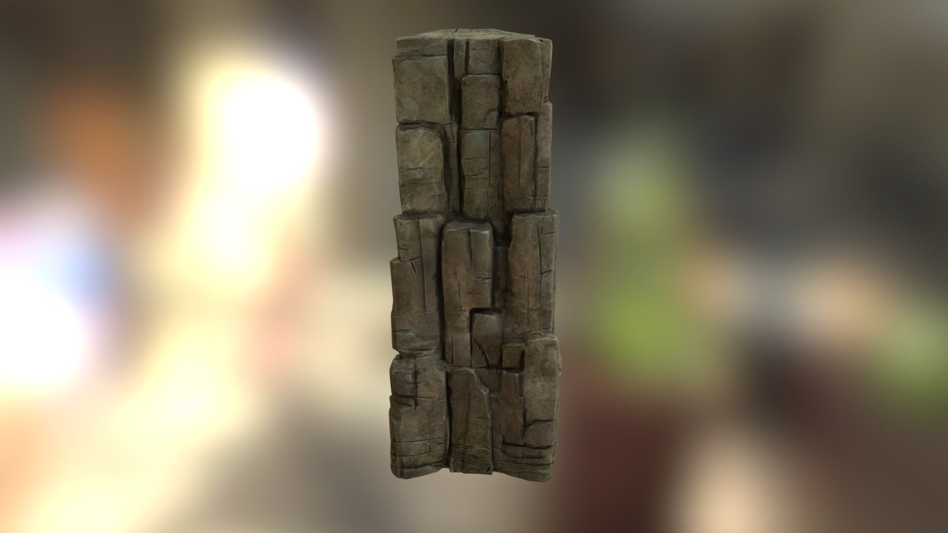 Rock_Wall_Tall - 3D model by Creative Market (@creativemarket) [b1e9598 ...