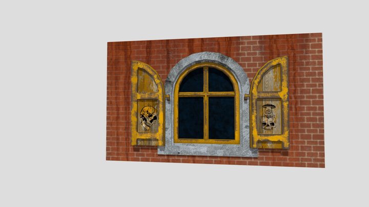 Window Game Ready Asset 3D Model
