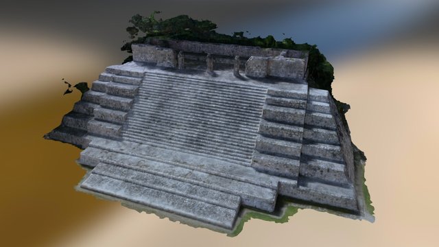 Moon Temple 3D Model