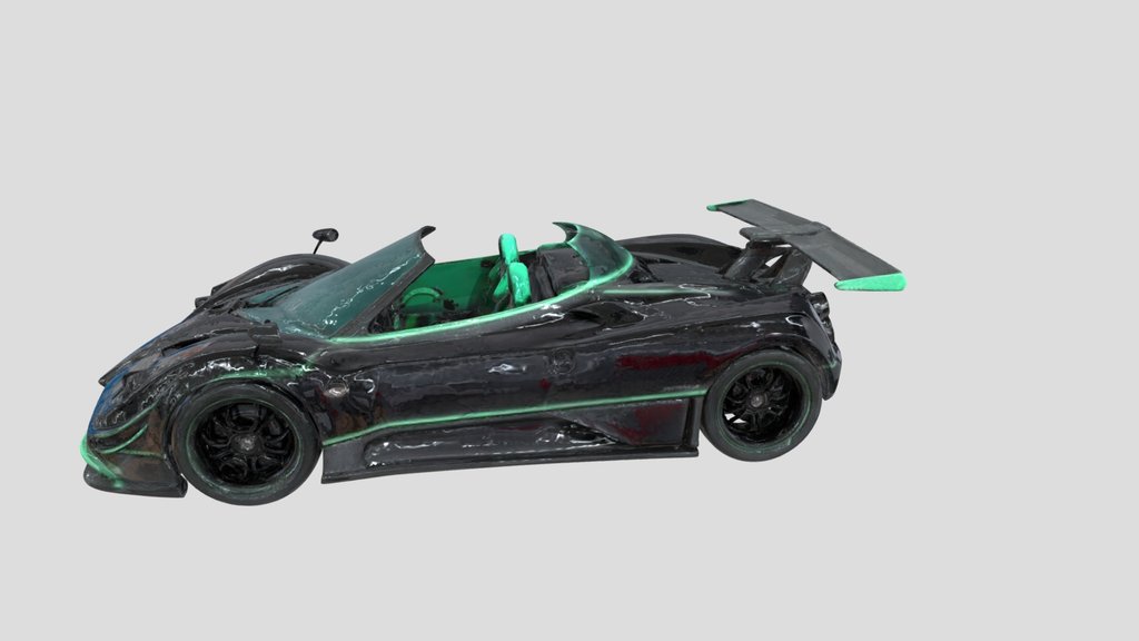 Pagani Zonda With 8K Texture Car