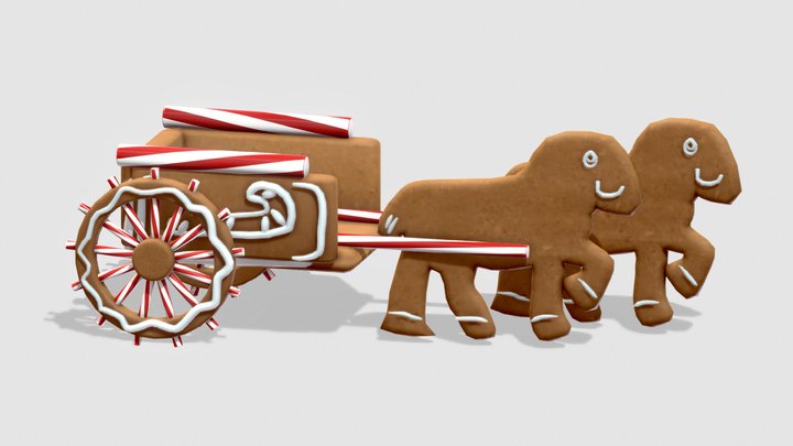 Gingerbread Wagon