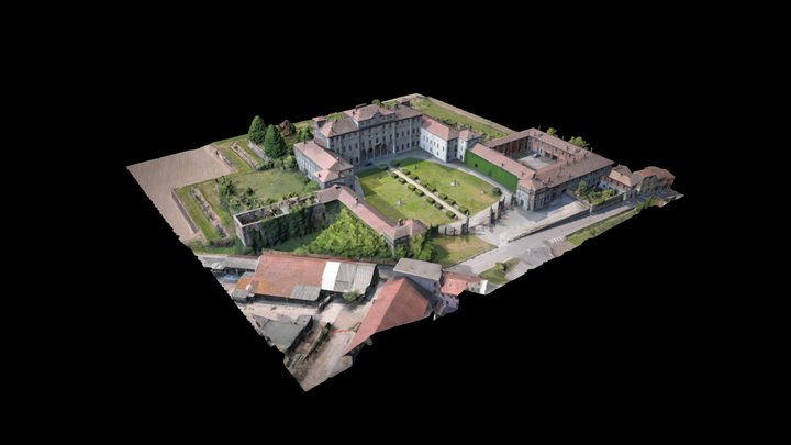 Villa Litta Carini 3D 3D Model