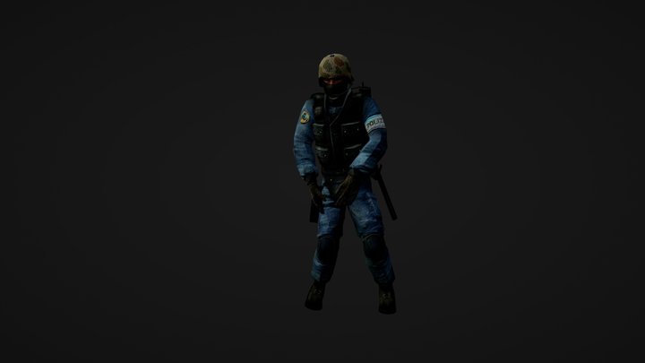 CT gsg9 Hip Hop Move 3D Model