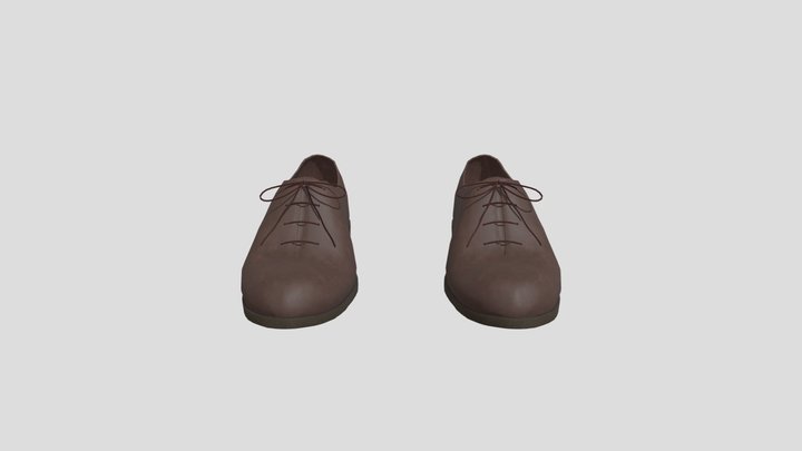Simple leather shoes_01.fetiz.works 3D Model
